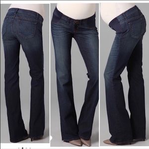 J brand maternity mama J bootcut jeans, size 27